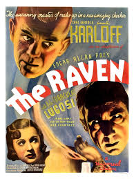 The Raven Top: Boris Karloff; Bottom From Left: Irene Ware Bela Lugosi 1935  Movie Poster Masterprint