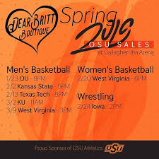 Come See Us During Our Osu Sale Events This Spring Mark Your Calendars And Shopdearbritt Okstate Oklahomastateu Osu Oklahoma State University Osu Cowboys