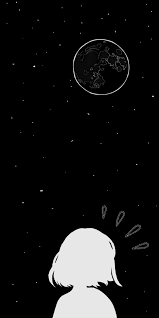 Aesthetic Black And White Background Moon Credit Devsbeom Instagram Aesthetics Aesthetic Wallpaper Moon Universe Iphone Wallpaper Stars Grunge Simple Min Seni Gelap Lukisan Cat Air Latar Belakang
