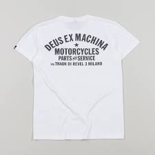 Mens Deus Ex Machina Milano Address Short Sleeve Tee Shirt
