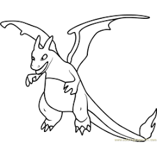 Find more coloring pages online for kids and adults of . Charizard Coloring Pages For Kids Download Charizard Printable Coloring Pages Coloringpages101 Com