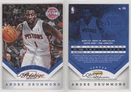 He has been delivering performances that have helped him hit heights. 2013 14 Panini Prestige Red Bonus Shots Andre Drummond 114 Ebay