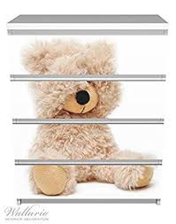 Wallario Mobelfolie Aufkleber Geeignet Fur Ikea Malm Kommode Susser Teddybar Mit 4 Schubfachern Ikea Malm Kommode Ikea Malm Malm Kommode