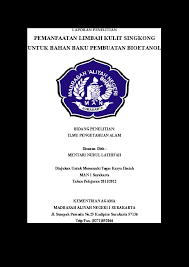 Halaman judul adalah halaman yang terletak setelah sampul atau cover karya ilmiah. Contoh Karya Tulis Ilmiah Tentang Ipa Contoh Surat