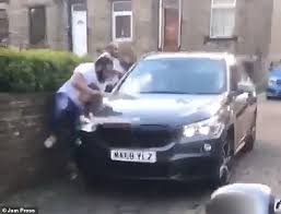 That made him what he is today: Bmw Driver Rams Into A Man And Crushes Him Against A Wall In A Neighbour Row In Halifax Daily Mail Online