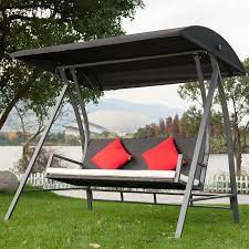 There are a more available designs which the great. Bayou Breeze Kroeger Pe Wicker Glider Outdoor Porch Swing With Stand Reviews Wayfair