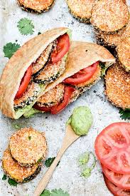 Baked Eggplant And Zucchini Sandwiches With Avocado Aioli Floating Kitchen Recipe Vegetarian Recipes Recipes Food