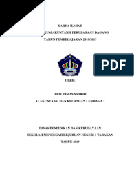 Maybe you would like to learn more about one of these? Karya Ilmiah Akuntansi Pdf