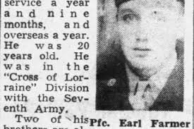 East Tennessee Veterans Memorial Association — Farmer, Earl F.