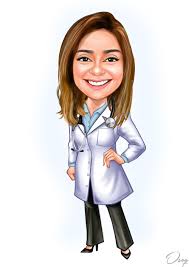 Cartoon physician, doctors, doctor holding clip board illustration, hand, people png. Female Doctor Cartoon Caricature Artist Female Doctor Caricature