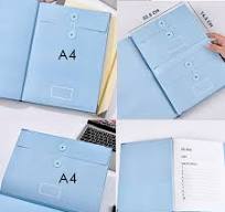 Paper Pocket Folder Organ File Bag Split Storage Box for Document