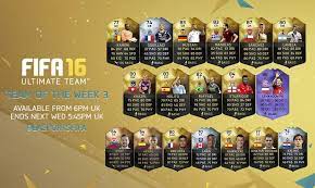 Alexis sánchez fifa 21 career mode. Fifa 16 Ultimate Team Team Of The Week 3 Fifplay