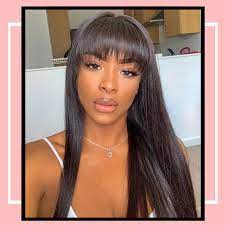Enjoy great discount and fast shipping. Straight Wig With Full Bangs In 2021 Hairstyles With Bangs Wig Hairstyles Hair Styles