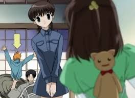 Shigure Only Uses One Hand To Keep Kyo From Running Xd And Kagura S Just Standing There P Fruits Basket Fruits Basket Anime Anime