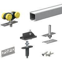 Systeme Coulissant Pliant Slid Up 140 Pour Porte De Separation 2 Panneaux Rail 1 2 M 25 Kg Su5120 Portes Coulissantes Pliantes Porte Pliante Porte Coulissante Pour Placard