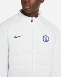 This style has been designed by sponsor nike for the club based in london. Chelsea F C Strike Winter Warrior Men S Padded Football Drill Jacket Nike Lu