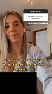 Sara cifuente se separo de su esposo después del desafío the box 2023  #sigueme_para_mas_videos_asi #wilmersalinascanal #thebox #desafio  #Saracifuente