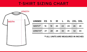 sizing charts loot crate help center