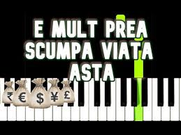 E mult prea scump pentru spital și. E Mult Prea Scumpa Viata Asta Tutorial Piano Cristian Chifan Youtube