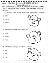 Curious George Goes To School Activity Packet Curious George School Activities Classroom Essential