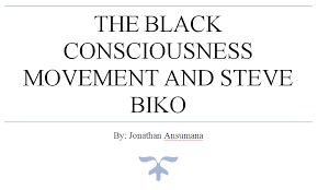 Black consciousness is a broad category that encompasses things as varied as race consciousness, race relations, black pride, black power, and even rebellion and revolutionary consciousness as it relates to a historically oppressed community, nation, or group acting and reacting against its oppression. The Black Consciousness Movement And Steve Biko By Jonathan Ansumana South African History Online