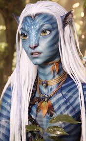 na'vi white hair oc <3