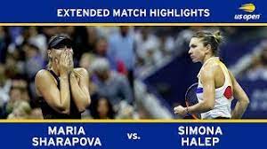 @simona_halep & sharapova have traded 4 straight breaks in the 1st set. Maria Sharapova Vs Simona Halep Us Open 2017 R1 Youtube