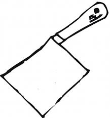 Faca De Talho Para Colorir Desenhos Para Imprimir Desenhos Para Imprimir