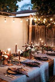 The fall dinner party recipes below have been developed to capitalize on the changing of the seasons, leveraging the last bit of summer's bounty to deepen the flavors of fall produce as it hits the markets. This Moody Fall Dinner Party Is A Total Vibe Dinner Party Themes Dinner Party Tablescapes Dinner Party Decorations