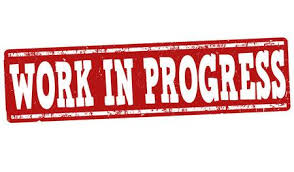 I suspect working progress is just a linguistic 'tic', an error the chap isn't. Work Progress Lizenzfreie Bilder Und Fotos Kaufen 123rf