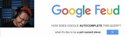 Enter a question or let it choose one for you, and the answers are pulled in real time from google's servers. A Pet Named Steve Know Your Meme