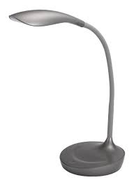 3d viewer is not available. Gooseneck Desk Lamp Gray Bostitch Office