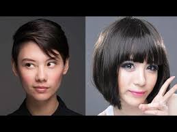 You can add bangs, make the gradient, create. 15 Awesome Asian Hair Style Short Hair Cut For Asian Women 2018 Youtube