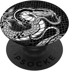 Koi tattoo aka japanese fish tattoo. Amazon Com Snake Strike Japanese Serpent Tattoo Design Popsockets Grip And Stand For Phones And Tablets