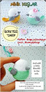 Patron De Ganchillo Amigurumi Pajaritos Gratis Crochet Msa Plus In 2020 Crochet Bird Patterns Crochet Patterns Crochet Patterns Amigurumi