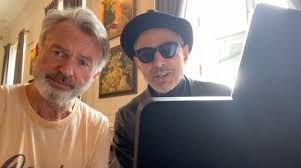 Pls Enjoy Your Dino Daddies Sam Neill Jeff Goldblum Singing Wholesome Duets During Jurassic Park Filming Downtime Music Feeds Is sam neill currently dating anyone? pls enjoy your dino daddies sam neill