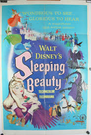 Sleeping Beauty 1959 Style A Original Animated Walt Disney Movie Theater Poster For Sale Original Vintage Movie Posters
