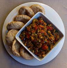 If you feel really adventurous and open to new flavor. Eggplant Caponata Scarpetta Dolcetto