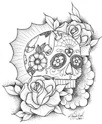 Awesome Sugar Skull Coloring Picture Online Letscolorit Com Skull Coloring Pages Cool Coloring Pages Online Coloring Pages