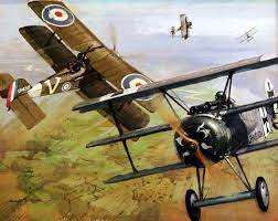 Sopwith camel bouncing fokker dr 1. Ww1 Dogfight Sopwith Camel Vs Fokker Dr 1 The Military Channel