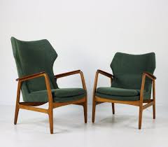 Pair Of Danish Design Easy Chairs By Aksel Bender Madsen For Bovenkamp 98955 Wrought Iron Patio Chairs Chair Armchair Vintage
