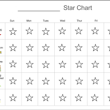 Behavior Star Chart Star Behavior Charts Star Chart For