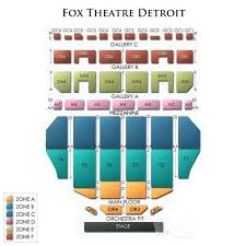 Fox Theater Detroit Seating Chart With Seat Numbers Unique