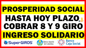 Maybe you would like to learn more about one of these? Prosperidad Social Ingreso Solidario Hasta Hoy Plazo Cobrar 8 9 Giro Y Acumulados Youtube