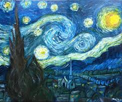 La Nuit Etoilee D Apres Vincent Van Gogh Acrylique Sur Toile De Lin Diy Canvas Art Painting Van Gogh Art Vincent Van Gogh