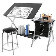 Adjustable Drafting Table Art Craft Drawing Desk Art Hobby Walmart Com Art Table Drawing Desk Drafting Table