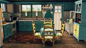 Cute And Beachy Kitchen Designed By Blitzgal In The Sims 3 Sims Siming Sims 3
