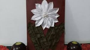 Fabric flowers with an elastic band serve as the best headband for the little girls and you can make a bunch of them so that girls have a matching headband for every dress. Diy Home Decor How To Make A Fabric Flower For Wall Decor Tutorial Youtube