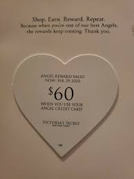 Victoria's secret credit card accounts are issued by comenity bank. Victorias Secret Angel Reward Card 60 Unused Victorias Secret Reward Card Victoria Secret