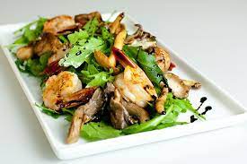 Giada S Pepperoncini And Garlic Grilled Shrimp And Arugula Mushroom And Parmesan Salad With Balsamic Chicken Recipes Balsamic Recipe Balsamic Recipes Dinners